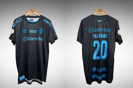 Grêmio 2023 Terceira Camisa Tam GG Nº20 Villasanti.