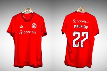 Internacional 2023 Primeira Camisa Tam G Nº27 Mauricio.