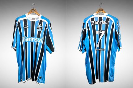 Grêmio 2011 Primeira Camisa Tam 8G Mangas Longas Nº7.