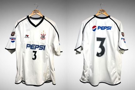 Corinthians 2001 Primeira Camisa Tam G N°3.