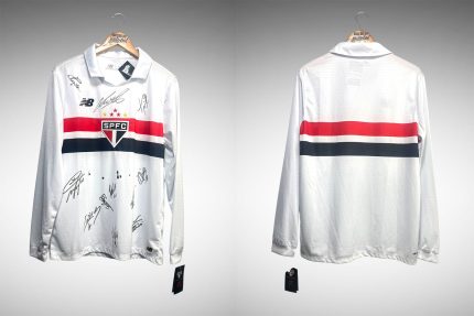 São Paulo 2024 Camisa Retrô Mangas Longas Tam G.