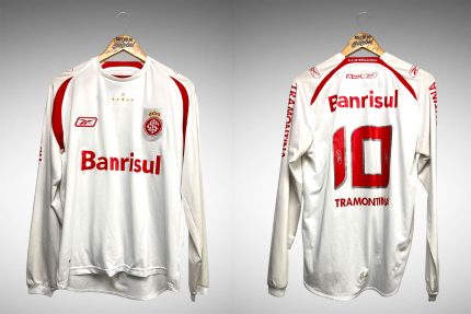 Internacional 2008 Segunda Camisa Tam M Nº10 Mangas Longas.