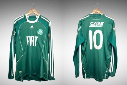 Palmeiras 2008 Primeira Camisa Mangas Longas Tam G Nº10.