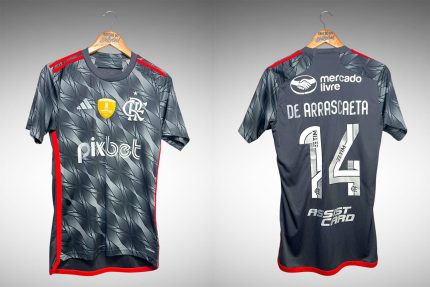 Flamengo 2024 Terceira Camisa Tam P Nº14 De Arrascaeta.
