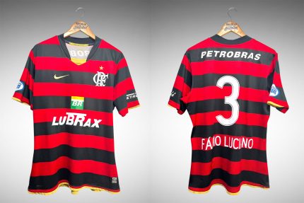 Flamengo 2008 Primeira Camisa Tam G Nº3 Fábio Luciano.