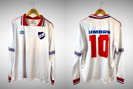 Nacional Camisa Retrô Tamanho M Nº 10 Mangas Longas.