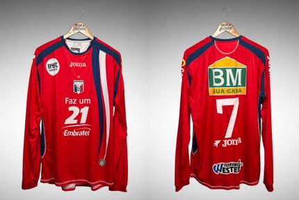 Guaratingueta 2009 Primeira Camisa Tam GG Nº7 Manga Longa.