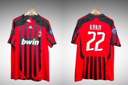 Milan 2007 Primeira Camisa Tam 3G Nº 22 Kaká.