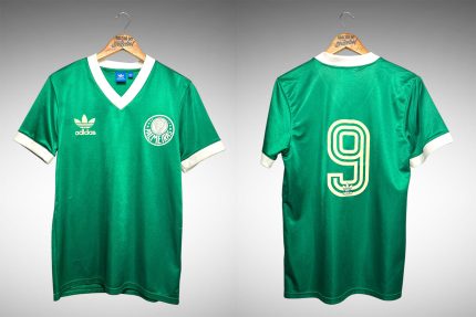 Palmeiras 80' Primeira Camisa Tam M Nº9.
