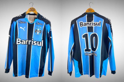 Grêmio 2010 Primeira Camisa Tam M Nº 10 Mangas Longas.