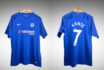 Chelsea 2017 Primeira Camisa Tam G Nº 7 Kanté.