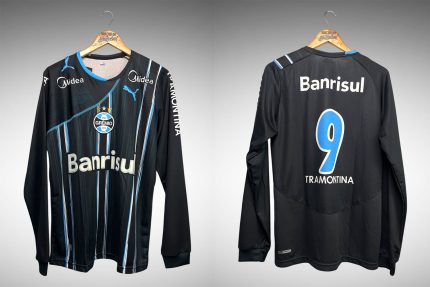 Grêmio 2010 Terceira Camisa Tam G Nº 9 Mangas Longas.