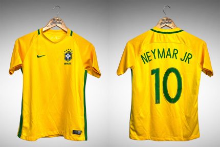 Brasil 2016 Primeira Camisa Tam G Infantil Nº 10 Neymar Jr.