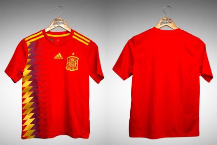 Espanha 2018 Primeira Camisa Tam G Infantil.
