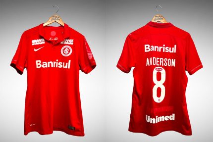 Internacional 2015 Primeira Camisa Tam G Nº 8 Anderson.