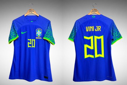 Brasil 2022 Segunda Camisa Tam G Nº 20 Vini Jr.