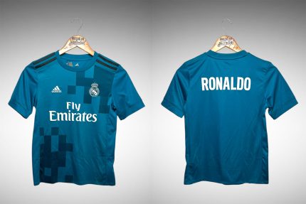 Real Madrid 2017 Segunda Camisa Tam 11 anos Ronaldo.