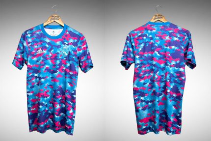 Real Madrid 2021 Camisa de Aquecimento Tam P.