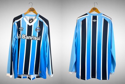 Grêmio 2022 Primeira Camisa Tam GG Mangas Longas.