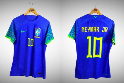 Brasil 2022 Segunda Camisa Tam G Nº 10 Neymar Jr.