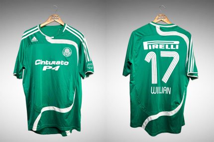 Palmeiras 2007 Primeira Camisa Tam G Nº 17 Willian.
