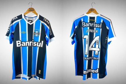 Grêmio 2015 Primeira Camisa Tam G Nº 14 Junior.
