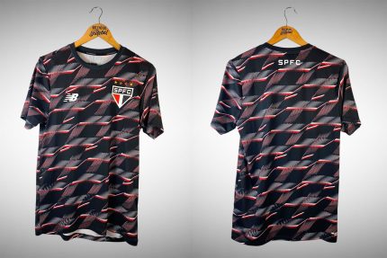 São Paulo 2024 Camisa de Aquecimento Tam P.