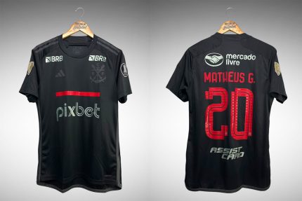 Flamengo 2023 Terceira Camisa Tam M Nº 20 Matheus G.