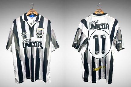 Santos 1998 Segunda Camisa Tam 3G Nº 11.