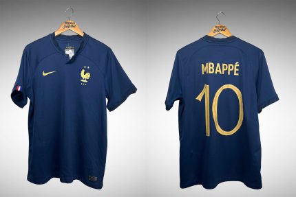 França 2022 Primeira Camisa Tam G Nº 10 Mbappé.