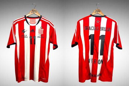 Estudiantes de La Plata 2012 Primeira Camisa Tam M Nº 11 Veron.
