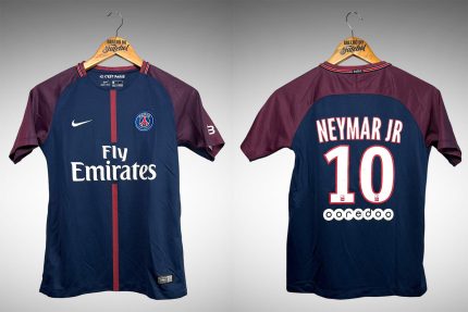 Paris Saint-Germain 2017 Primeira Camisa Tam G Infantil Nº 10 Neymar Jr.