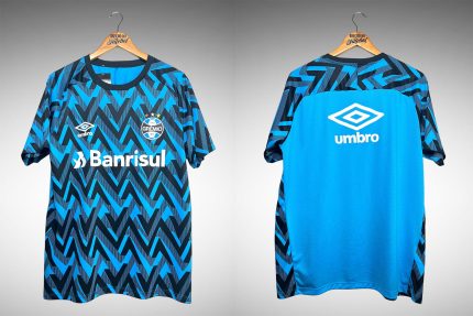Grêmio 2021 Camisa de Aquecimento Tam G.