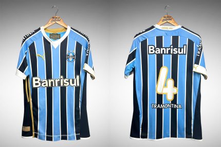 Grêmio 2009 Primeira Camisa Copa Libertadores Tam M Nº 4.