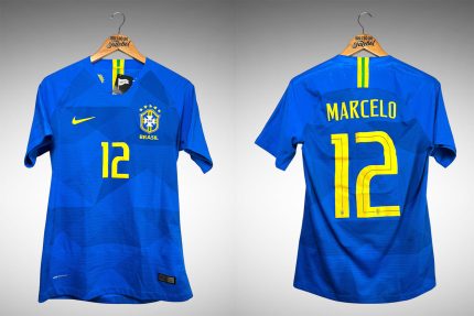 Brasil 2018 Segunda Camisa Tam P Nº 12 Marcelo.