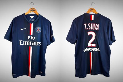 Paris Saint-Germain 2014 Primeira Camisa Tam G Nº 2 T. Silva.