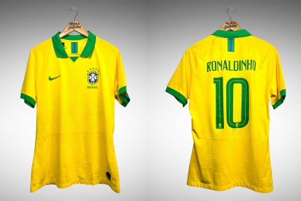 Brasil 2019 Primeira Camisa Tam G Nº 10 Ronaldinho.