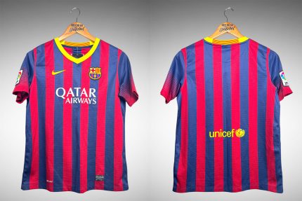 Barcelona 2013 Primeira Camisa Tam GG Infantil.