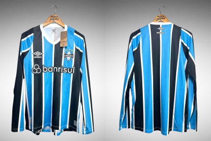 Grêmio 2024 Primeira Camisa Tam M Mangas Longas.