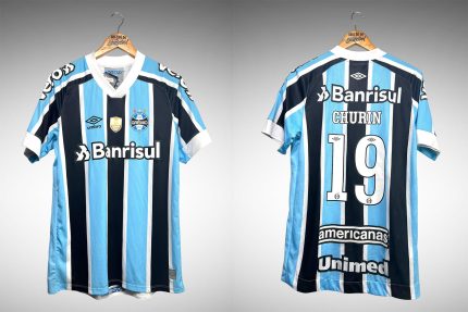 Grêmio 2021 Primeira Camisa Tam G Nº 19 Churin.