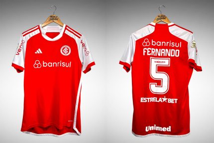 Internacional 2024 Primeira Camisa Tam M Nº 5 Fernando.