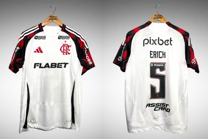 Flamengo 2025 Segunda Camisa Tam G Nº 5 Erick.
