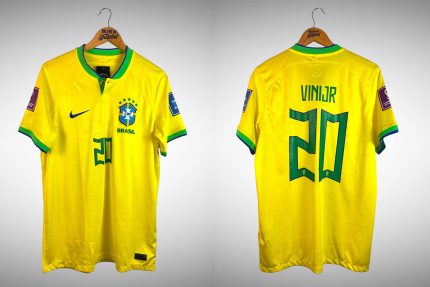 Brasil 2022 Primeira Camisa Tam G Nº 20 Vini Jr.