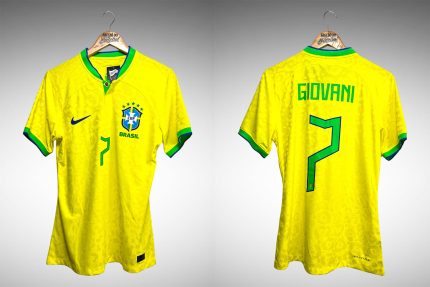 Brasil 2022 Primeira Camisa Tam M Nº 7 Giovani.