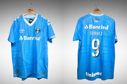 Grêmio 2022 Terceira Camisa Tam GG Nº 9 Suárez.
