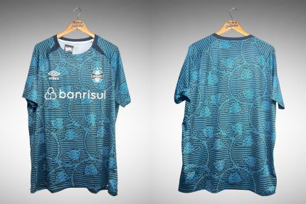 Grêmio 2024 Camisa de Aquecimento Tam GG.