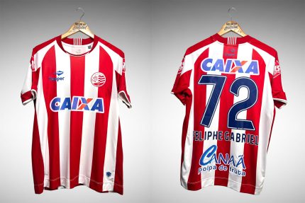 Náutico 2016 Primeira Camisa Tam M Nº 72 Feliphe Gabriel.