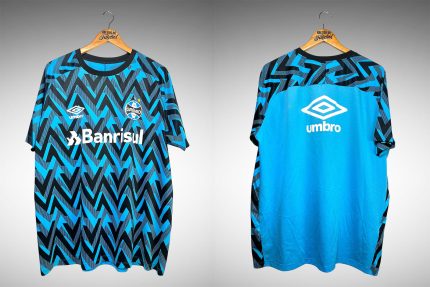 Grêmio 2021 Camisa de Aquecimento Tam GG.