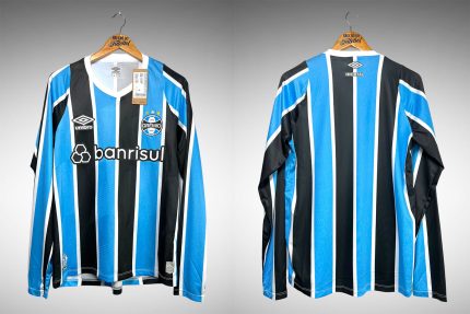 Grêmio 2024 Primeira Camisa Tam M Mangas Longas.