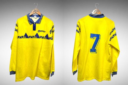 Royal Charleroi 1993 Segunda Camisa Tam 3G Mangas Longas Nº 7.